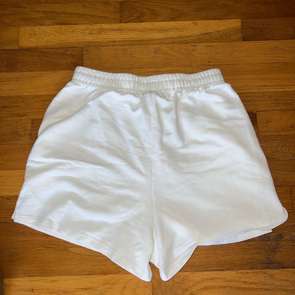 White sweatshorts - Picture 2 of 2